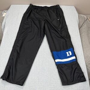 Vintage Nike Mens Tearaway Pants Size XL Snap Duke University Basketball Warmups